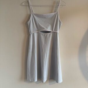 Light Blue Tennis Dress with Cut Out